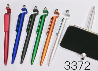 Caneta Plástica Com Touch E Suporte Pra Celular