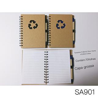 Bloco De Anotações Com Caneta